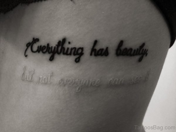 Everything Has beauty