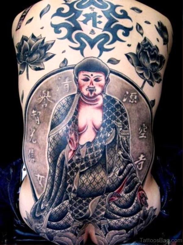 Excellent Buddha Tattoo Design 1