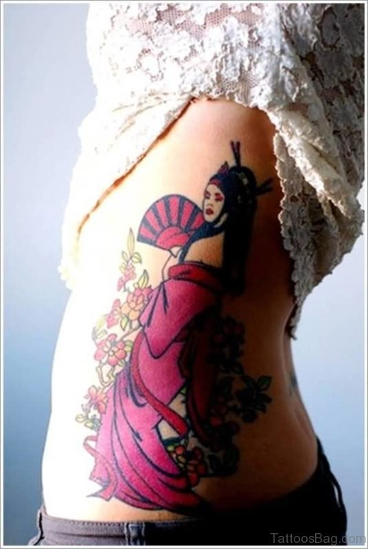 Excellent Geisha Tattoo