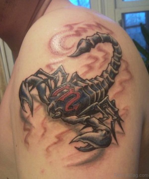 Excellent Scorpion Tattoo