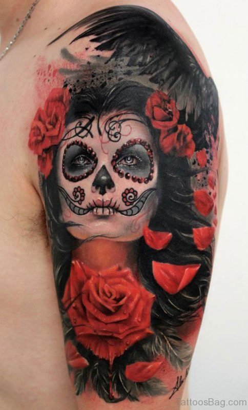 Wonderful Shoulder Tattoo