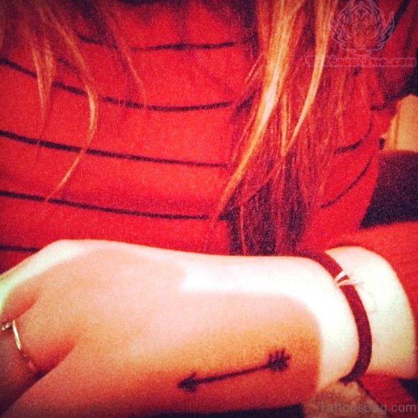 Fabulous Arrow Tattoo On Hand