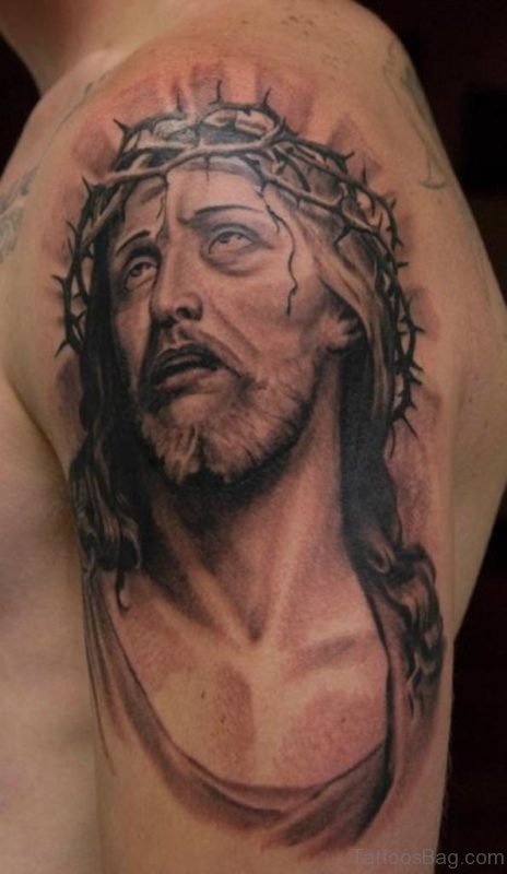 Fabulous Jesus Tattoo Design
