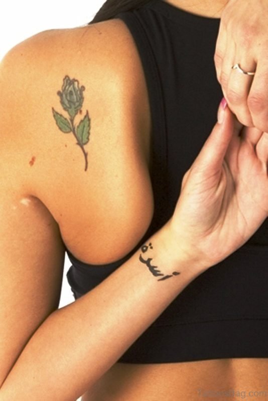 Fabulous Rose Flower Tattoo