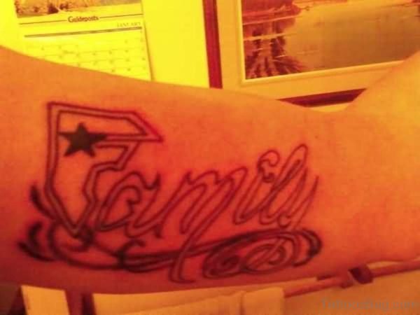 Family Tattoo On Bicep