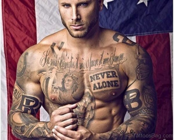 Fantastic Chest Tattoo