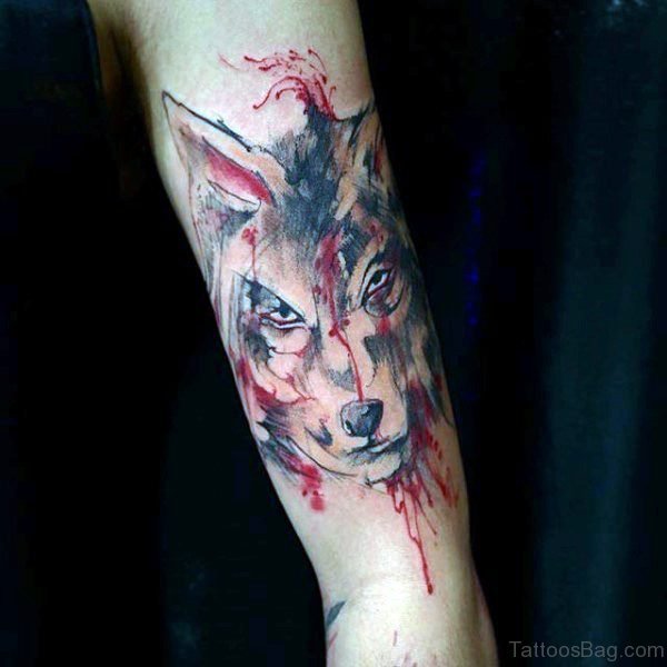 Fantastic Wolf Tattoo