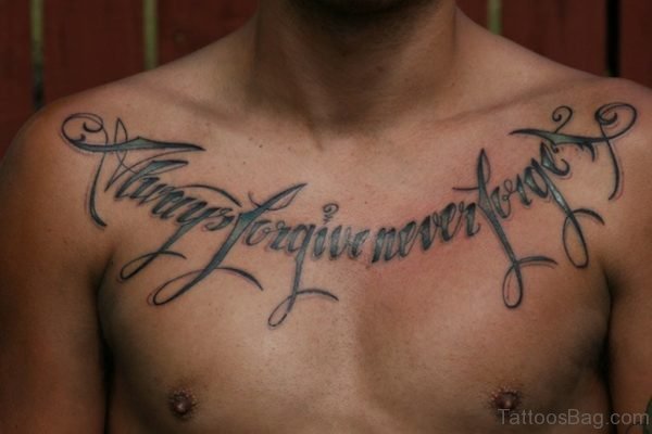 Fantastic Wording Tattoo