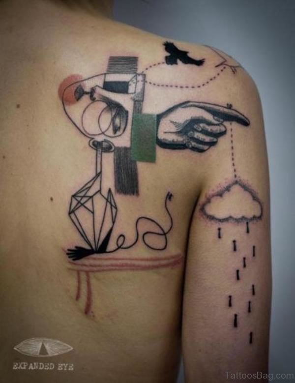 Fantasy Geometric Tattoo