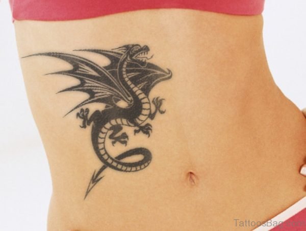 Fine Dragon Tattoo Design
