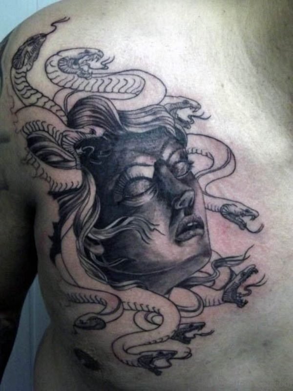 Fine Medusa Tattoo