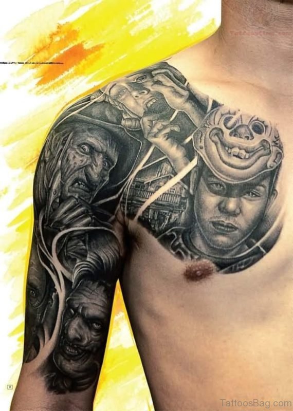 Freddy Grey Armor Tattoo