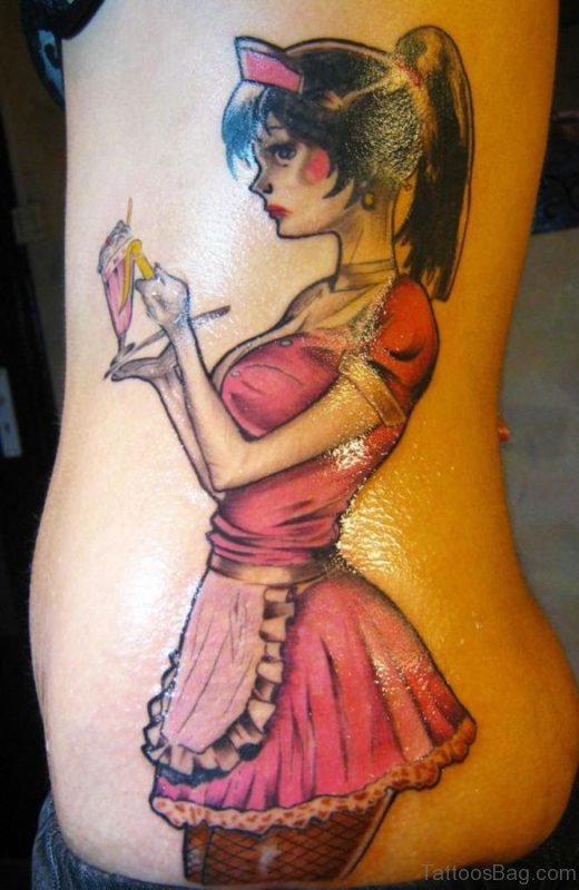 Funky Geisha Tattoo