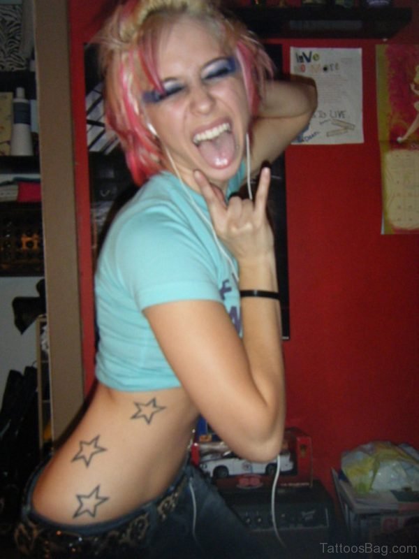 Funky Stars Tattoo