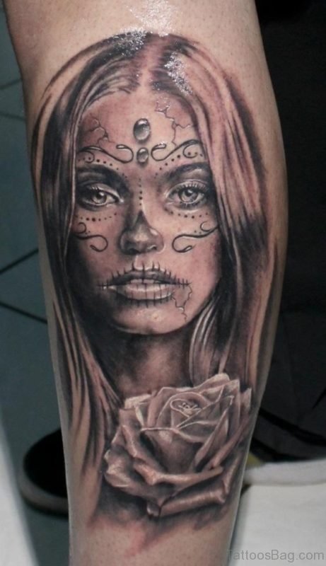 Girl Portrait Tattoo