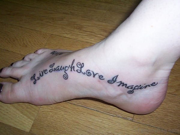 Graceful Wording Tattoo