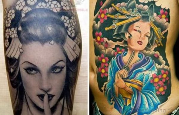 Geisha Tattoo Image