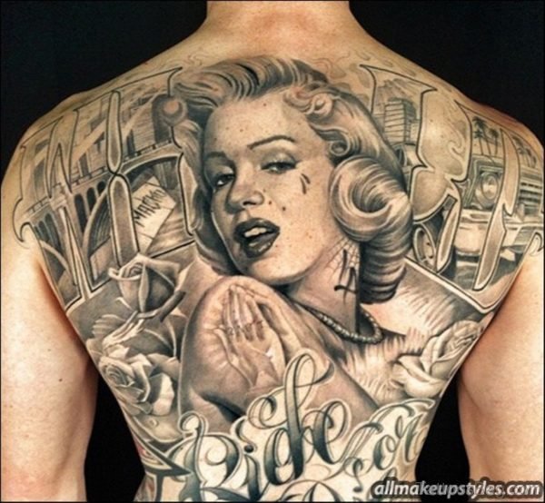 Girl Face Tattoo