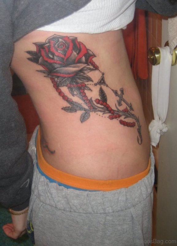 Gothic Rose Tattoo