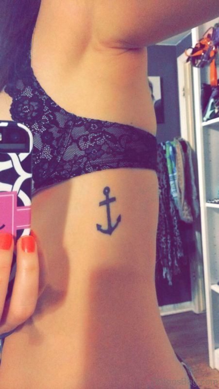 Graceful Anchor Tattoo