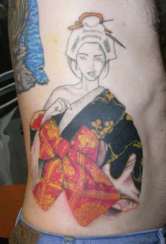 Graceful Geisha Tattoo
