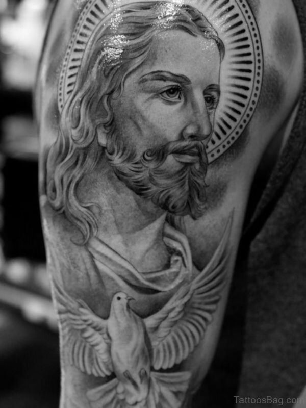 Graceful Jesus Tattoo Design