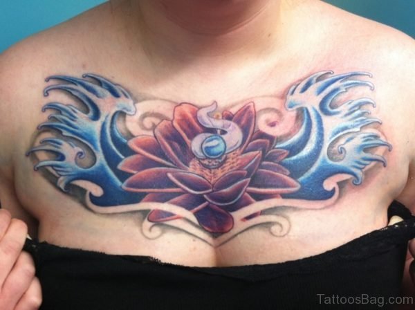 Graceful Lotus Tattoo