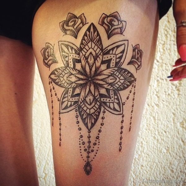 Graceful Mandala Tattoo Design