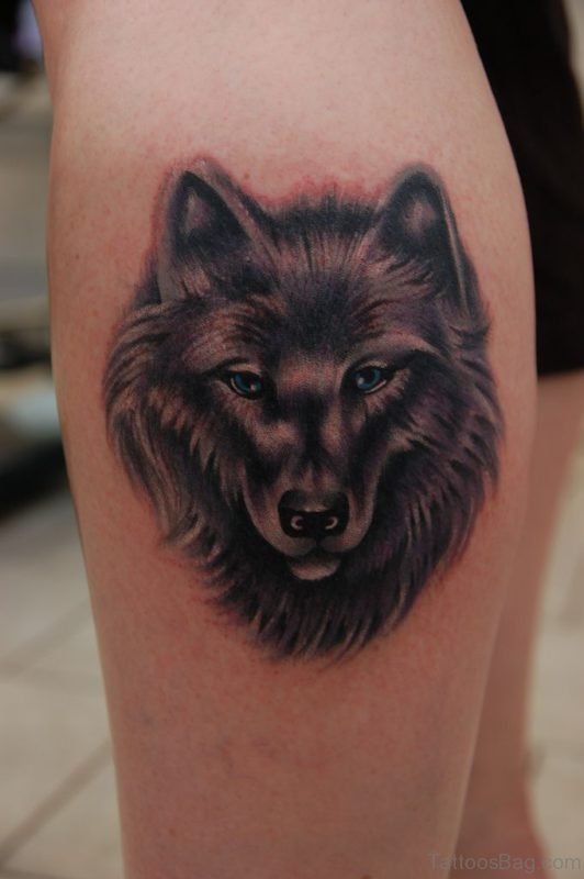 Graceful Wolf Tattoo