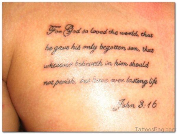 Graceful Wording Tattoo