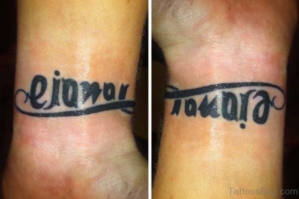 Great Ambigram Tattoo