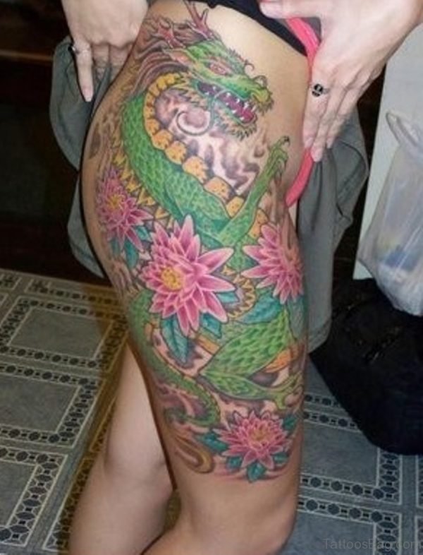 Green Dragon Tattoo