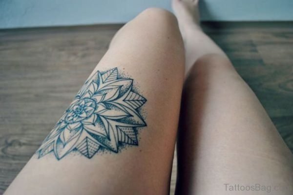 Grey Mandala Tattoo