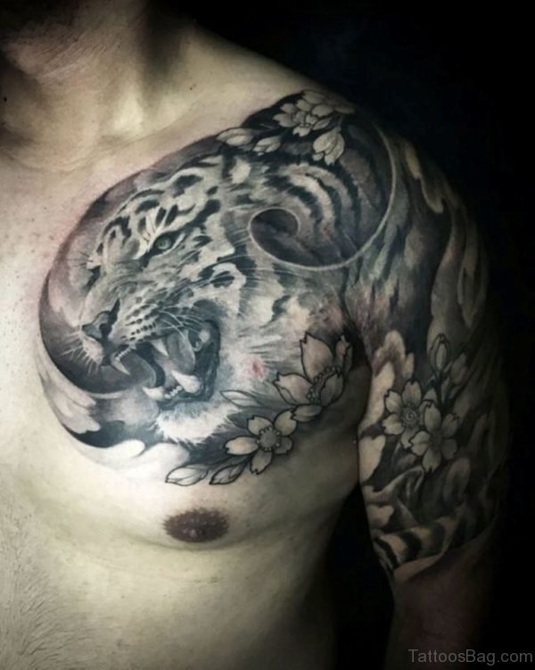 Grey Tiger Tattoo  Design