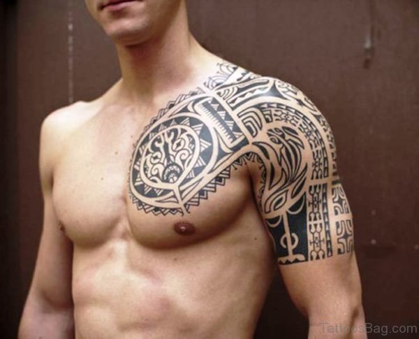 Half Sleeves Maori Tattoo
