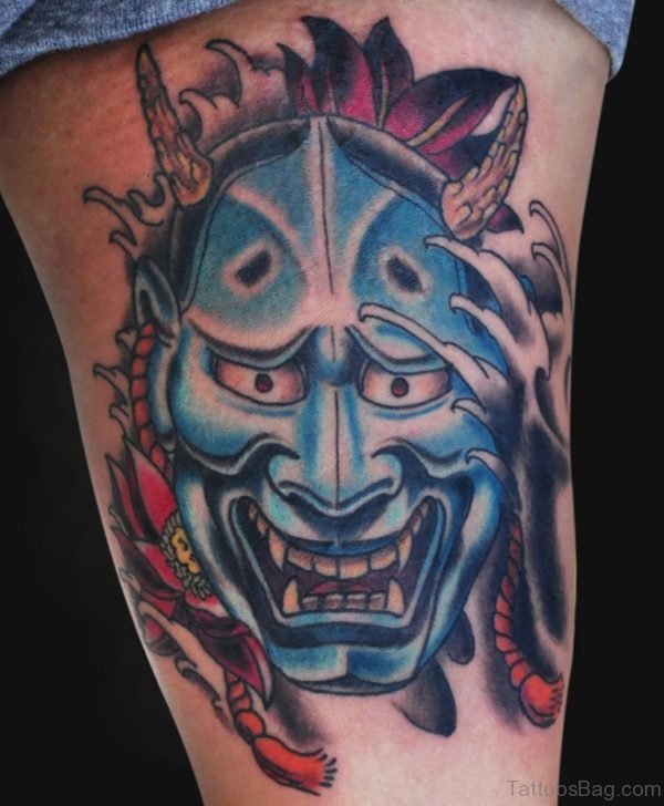 Hannya Mask Tattoo