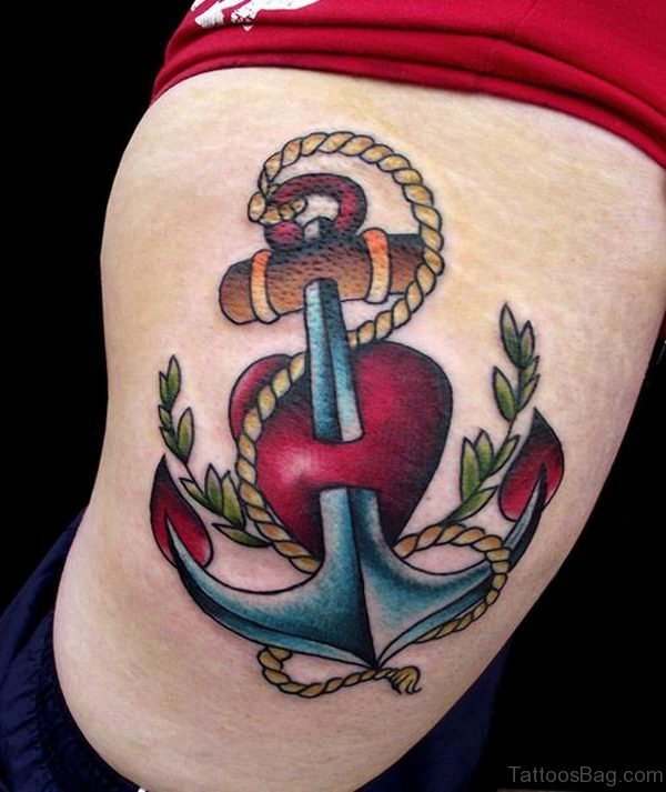 Heart And Anchor Tattoo