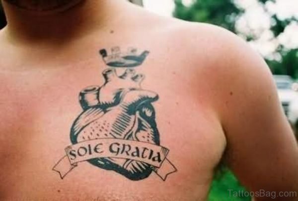 Heart And Word Tattoo