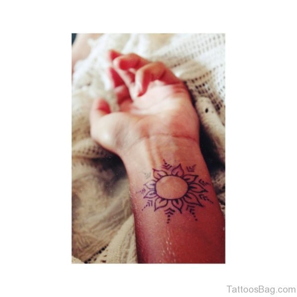 Henna Tattoo On Wrist