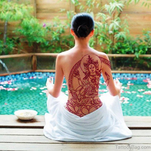 Holy Buddha Tattoo For Women