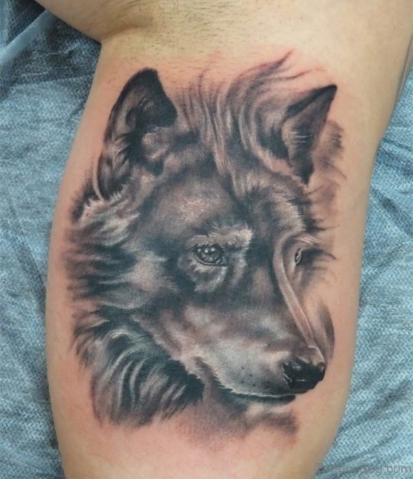 Howling Wolf Tattoo