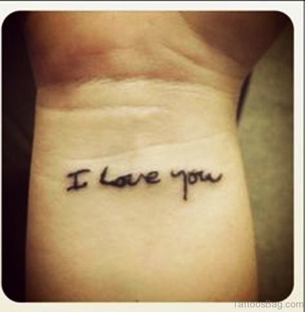 I Love You Tattoo