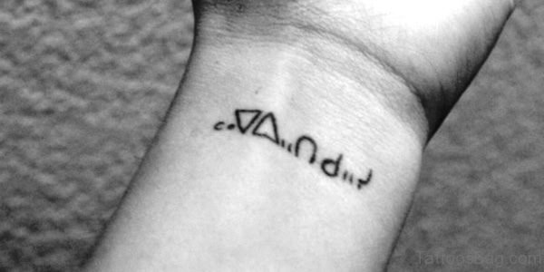 Identification Wrist Tattoo
