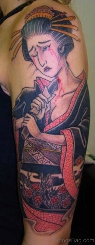 Image Of Geisha Tattoo 