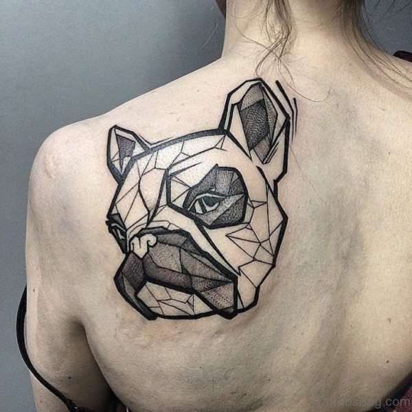 Impressive Dog Geometric Tattoo