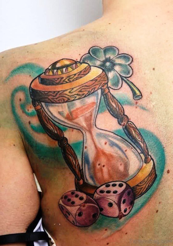Interesting Timer Tattoo Design