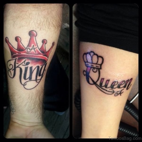 King And Queen Tattoos