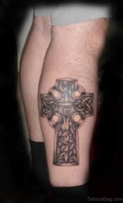 Knot Celtic Cross Tattoo For Men