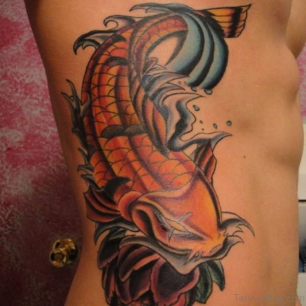 Koi Fish On Rib