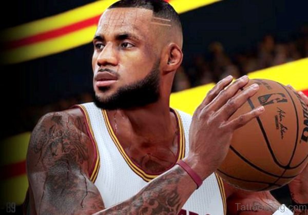 Lebron James Cool Tattoo